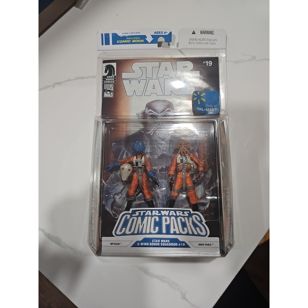 Star Wars Comic Packs #19 X-Wing Rogue Squadron IBTISAM & NRIN VAKIL figure READ